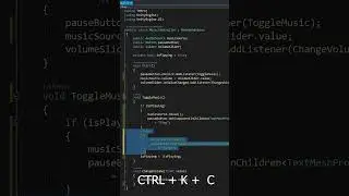 Quickly Comment and Uncomment Code in Visual Studio