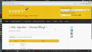 52SQL Injection over Insert Statement