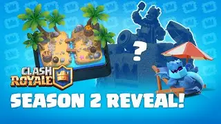 Clash Royale: Season 2 Update! 🏝️ First look at a NEW Pass Royale, Tower Skin & Arena! TV Royale