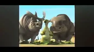 Ice Age 2002 Full Screen Sid Meets Carl and Frank/Eats Dandelion/Eat Pinecones