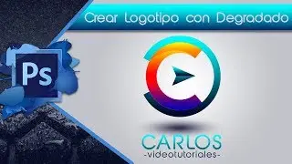 CÓMO HACER UN LOGOTIPO DEGRADADO - PHOTOSHOP CS6 - PARA YOUTUBE (DESCARGA EDITABLE)