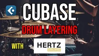 How to layer drums in Cubase (with Hertz drums)!