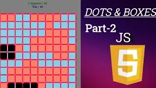 Dots and Boxes game using JavaScript tutorial part-2 