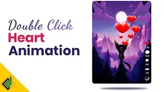 Double Click To Like Image Using JavaScript | Heart Animation