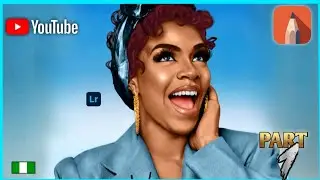 How to paint pictures actress|AUTODESK|Actress venita Akpofure|PART 1|Watch dis ☝️