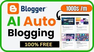 Create a FREE AI Blogger Autoblogging website with ChatGPT and Google Sheets, and earn up to 1000$