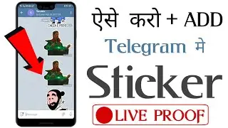 How to add sticker on telegram | how to get more stickers on telegram | telegram emoji stickers-2021