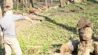 Обучение безобаротке метанию ножа Клименченко М  В