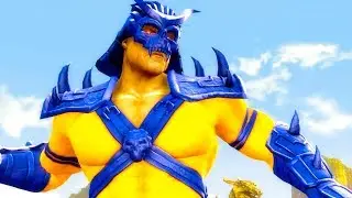 Mortal Kombat Komplete Edition - X-Men Shao Kahn & The Punisher Kintaro Tag Ladder Playthrough