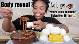 BODY REVEAL, NO LONGER VEGAN, WHERE ON EARTH IS MY HUSBAND???  EGGS WITH BLOVE SAUCE