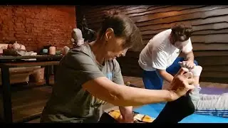 Массаж задней поверхности ног | Обучение тайскому массажу в группе