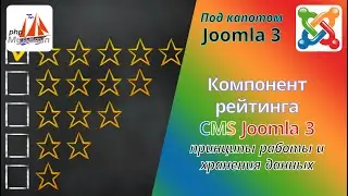 Standard Joomla rating component. Principles of operation and storage of rating data in the database