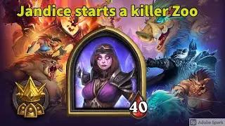 Jandice Barov starts a Killer Zoo! - Hearthstone Battlegrounds