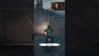 Женщина за рулем мотоцикла! Даже игра ругается :D #shorts