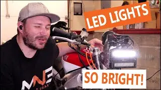 Mounting LED Lights and Instruments: Fabbing Up Mounts from Scrap [Project HyperTenere Episode 25]