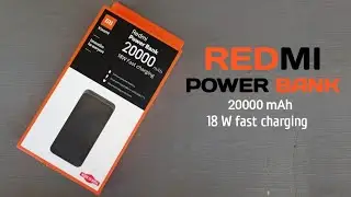 Redmi Power bank 20000 mAh with 18 W fast charging !!!