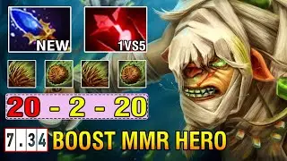 Boosting MMR Hero 7.34 [Bristleback] Offlane Just Pressing W And Run At Enemy With This Build Dota2