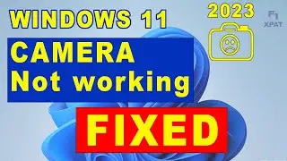 fix camera windows 10/11