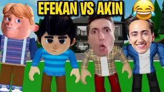 EFEKAN VS AKIN 😂 ROBLOX (BROOKHAVEN 🏡RP)