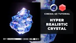 💎  THE ONLY TUTORIAL YOU WILL EVER NEED - HYPER REALISTIC CRYSTAL ANIMATION  - CINEMA 4D 2024