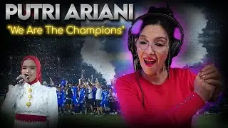 PUTRI ARIANI - We Are The Champions - Arema FC | Closing Ceremony Piala Presiden 2024 |  REACTION