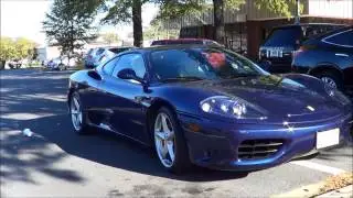 Amazing Car Spotting Combo - GTR R35, GT3, DB9, 360 Modena within feet!!  Bethesda Maryland