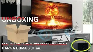 Unboxing dan Review TV LED Polytron 43 Inch Cinemax Soundbar tipe PLD43B150