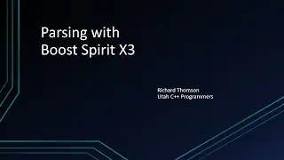 Parsing with Boost Spirit X3