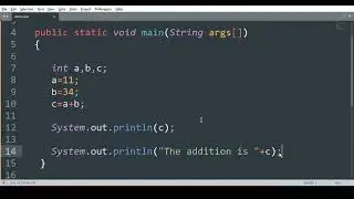 Addition of two numbers in Java