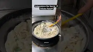 Independence Day Special Tri Color Pasta 🇮🇳 #shorts #ytshort