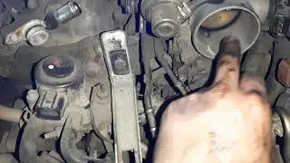 Nissan Primera P11 рестайл демонтаж двигателя,  поиск неисправности