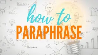 How to paraphrasing in research paper l  5 easy steps for paraphrasing