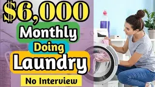 🔥🔥🔥 Earn $6,000 Monthly Doing Laundry Working From Home 🏡