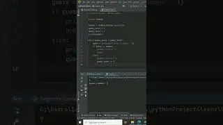 Python Guess Counter #programming #pythonprogramming #pythontutorial