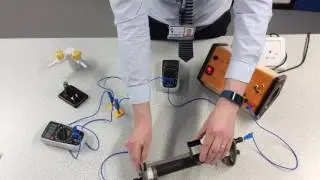 Investigation of the current voltage I V characteristics of a component