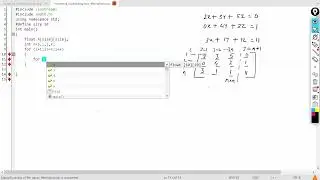 Gauss-Elimination-Method in C++ (Part1)