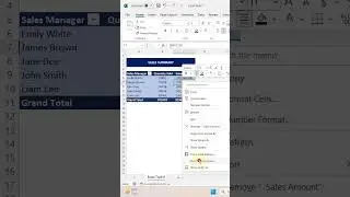 Excel Trick 8  - How to Disable Auto Column Width Features in Pivot Table 
