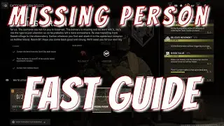 Mw2 Dmz *MISSING PERSON* Fast Guide !! (Legion Tier 3 Mission)