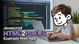 Javascript Html2PDF.js Library Example to Create Dynamic PDF From Text in Browser