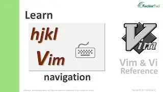 hjkl Vim - Learn vim keyboard navigation with hjkl keys and numbers