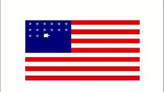 USA flag using python turtle