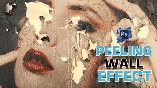 Learn How To Create  a Realistic Peeling Wall Effect in Photoshop 