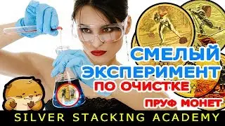 А ЕСЛИ ПОЧИСТИТЬ ЗОЛОТЫЕ ПРУФ МОНЕТЫ ДОМЕСТОСОМ... ИНТЕРЕСНО?