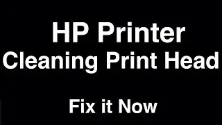 HP Printer Cleaning Print Head  -  Fix it Now