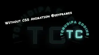 Bouncing Logo Animation With Html CSS Only @tonudipacoding