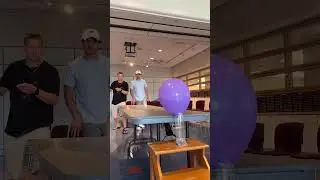 Balloon Pop Bottle Flip Trickshot @RickSmithJr