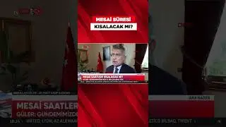 Mesai Saatleri Kısalacak Mı? #tv100 #shorts
