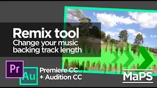 Change the length of a musical backing track - Premiere + Audition