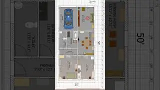 25 x 50 House Plan | Sweet Home 3D | Free Floor Plan Creator #home #shorts