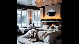 РОСКОШНЫЙ ЗАГОРОДНЫЙ ДОМ МЕЧТЫ КАМИН ТРЕСК ДРОВ #shortvideo #shorts #дом #relax #home #christmas